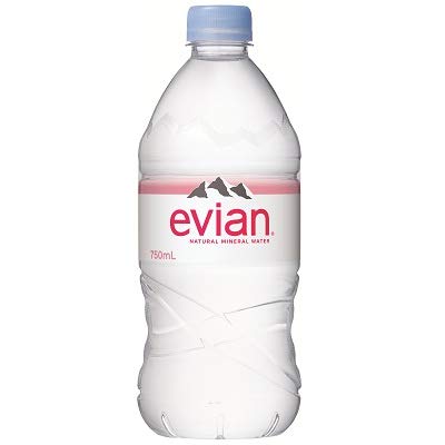 水 エビアン evian 750mlペットボトル×12本 1ケース 正規
