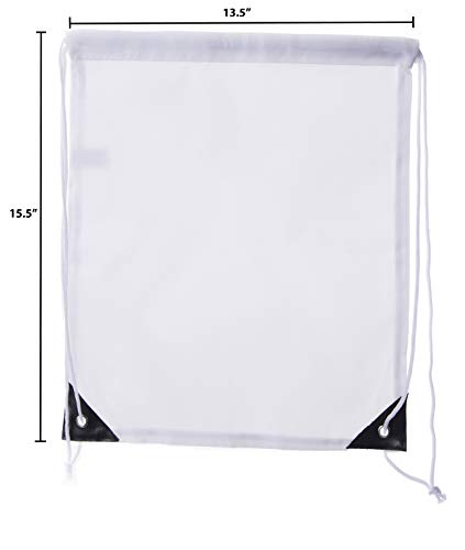 image for Mato & Hash Drawstring Bulk Bags Cinch Sacks Backpack Pull String Bags