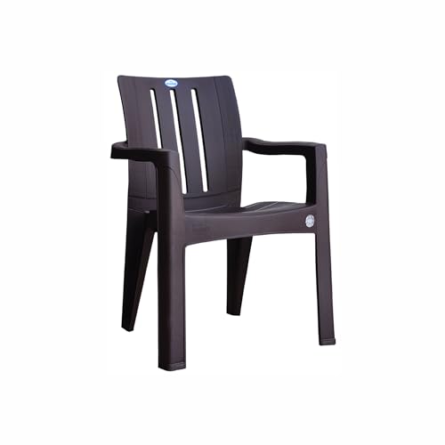 Image of VV National Minister Plastic Arm Chair - Heavy Duty Comfortable Indoor & Outdoor Chair