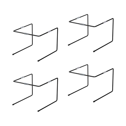 4 soportes de mesa para platos de pizza estables y antideslizantes