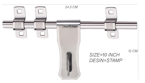 Image of Smart Shophar Stainless Steel Lonely Aldrop 10 Inches Silver Pack of 1 / Unique and Distinctive Design /Sturdy and Reliable /Suitable for Doors and Gates