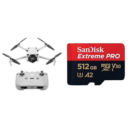 DJI Lito 1 Fly More Combo RC-N3 + SanDisk Extreme PRO 512GB microSD – Premium Drone Seti