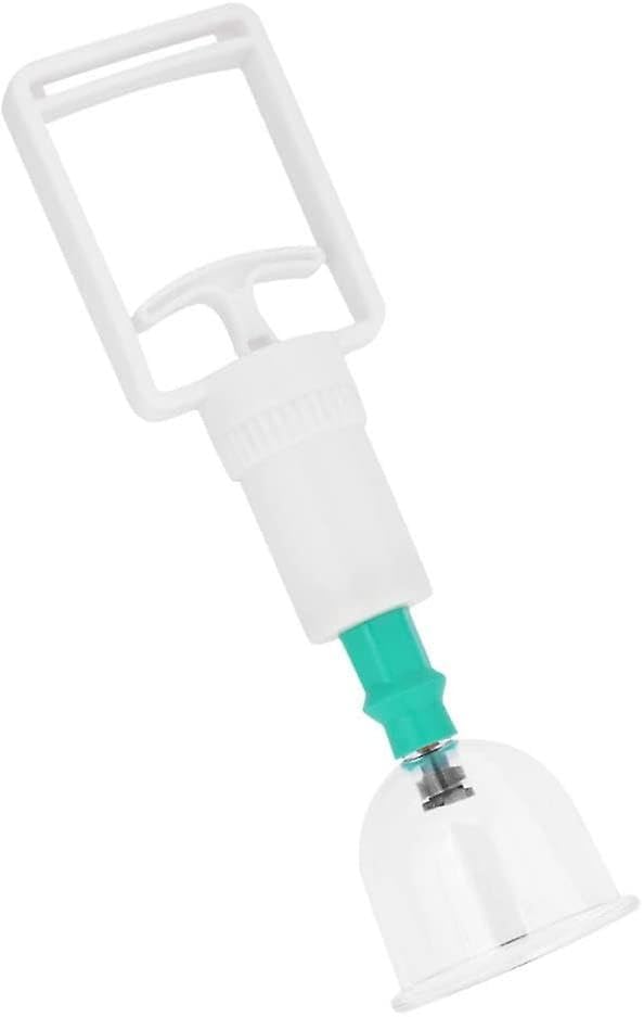 Image of Vacuum Cupping Gun Manual Suction Pump Handle | Replacement Hand Extractor for Massage Cups | Body Muscle Relaxation Pain Relief Deep Tissue Therapy Device | Pack of 1