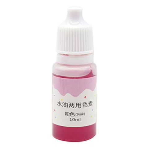 dragonaur 10ml Epoxy Resin Pigment Epoxy UV Resin Dye Liquid Resin Colorant Soap Candle Making Pigments for Art, Paint, Crafts Pink Cover