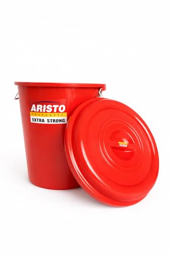 Image of Aristo Multipurpose Plastic Storage Bucket 32 LTR RED