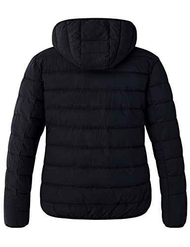 wantdo Women's Plus Size Lightweight Jackets Full-Zip Quilted Warm Jacket with Hood2