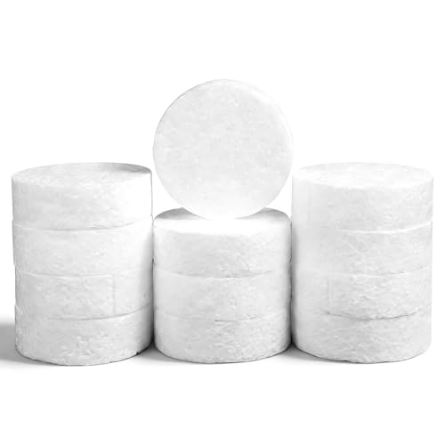 3 Inch Foam Circles for Crafts 12 Pack 1 Inch Thick White Polystyrene Circles Round Foam Disc for DIY Projects Modeling Cake Dummies Sculpture Floral Arrangement Decorations Arts Craft Supplies