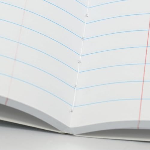 Carnets de composition bleus à lignes larges lot de 4 pour la rentrée scolaire - 6
