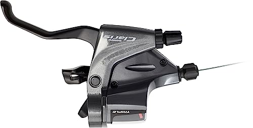 SHIMANO Unisex – Claris leva del cambio/freno, nero, grigio, taglia unica