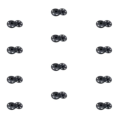 12 Ensembles Pression a Coudre, 8,5 mm Bouton Pression en Métal, Coudre des Boutons, Fermetures à Pression Bouton, pour DIY, Vêtements, Sac à Main, Loisirs...