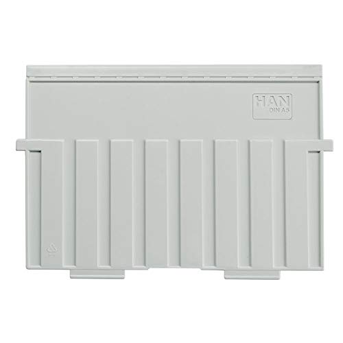 Han 855-0-11 - Cajón archivador para tarjetas (capacidad para 1000 tarjetas, A5, colocación horizontal, 226 x 160 x 325 mm), color gris