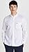 Lacoste Men's Regular Fit Linen Shirt, White, Medium