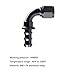 Ucreative 10AN 90 Degree Push Lock Hose Fitting End Black 2PCS