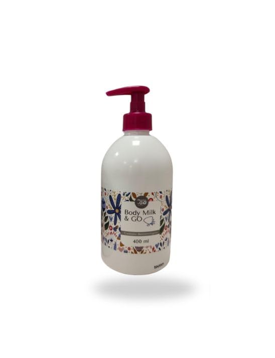 Locion Hidratante Body Milk GO,Loción Corporal Hidratante, 400 ml