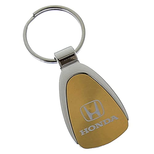 Honda Keychain & Keyring Logo - Gold Teardrop Honda Keychain & Keyring Logo - Gold Teardrop