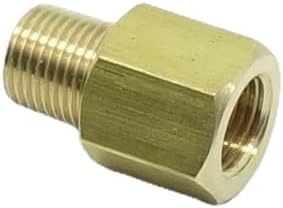 1 Piece 1/8" NPT Male To 1/8" BSPP Female Adapter Brass Pipe Fitting Connector