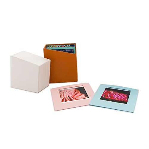 Paquete de película Polaroid Focus con caja de almacenamiento, marcos magnéticos, compatible con cámaras 600 y SX-70, marcos con clips miniatura 3