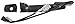 Dorman 93038 Front Driver Side Exterior Door Handle Compatible with Select Nissan Models, Primed Black