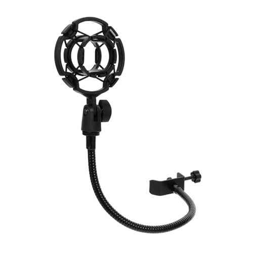 Parliky Adjustable Shock Mount Clip with Vibration Design for Desk Setup for Streaming Gaming and Broadcast Use