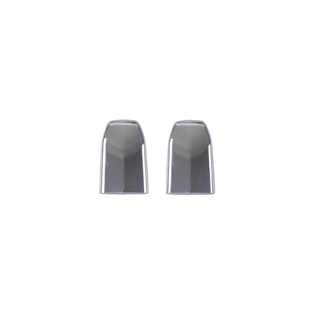 Zqnazwacp 2Pc Front Door Handle Lock Cylinder Cover Compatible With Cadillac Escalade 2015 2016 2017 2018 2019(2Pc)