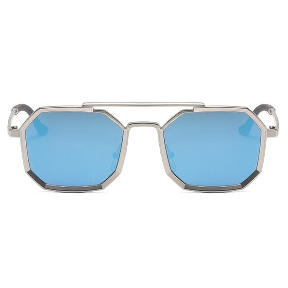 helena Fashion Polygon Sunglasses Men Vintage Sunglasses Retro Small Square Shades Glasses UV400 Protection 2025