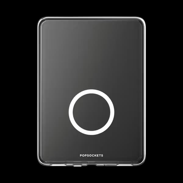 Image of PopSockets Kindle Paperwhite Case (12th Gen, 7 inch, 2024 /25), Signature Edition & Colorsoft Protective Cover with Built-in MagSafe-Compatible Ring for PopGrip, E-Reader Accessory - Clear