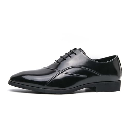 Men's Fashion Casual Business Leather Shoes,Cross Streamline Design,Gradient Color Design,Dress Oxford Shoes,Classic Business Office Men's Shoes,Banquet Formal Shoes2