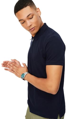 Image of Max Men Solid Slim Fit Polo T-Shirt