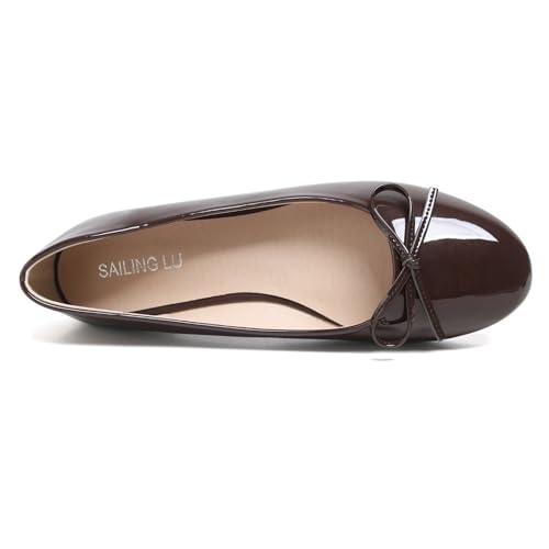 Image of SAILING LU Casual Shoes for Women Dressy Ballet Flats | Comfort Fit, Work Shoes,Casual for Women, Slip-Ons Loafers