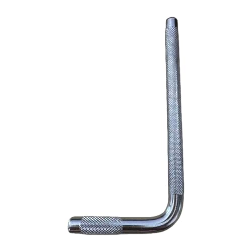 Abrazadera de montaje para batería, forma L, varilla, soporte para platillo, extensión y abrazadera, 5,20 x 2,56 pulgadas, hardware metálico portátil miniatura 1