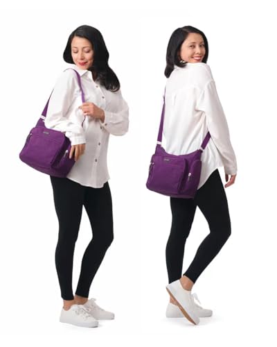 Image of biaggi Flexmates Convertible Anti-Theft Crossbody Bag for Women | Lightweight On-The-Go Travel Organizer, RFID Blocking