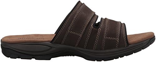 Dunham mens Newport Slide Flat Sandal, Dark Brown, 13 X-Wide US | Image 5