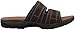 Dunham Men's Newport Slide Sandal, dark brown, 14 6E US