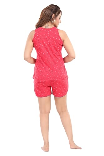 Image of ATTEMPT Women's Cotton Night Suits /Sleepwear /Sleeveless NightSuits /Nightdress /Female Nightwear