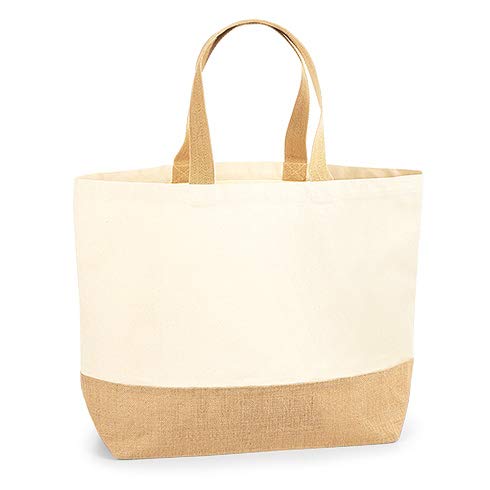 Westford Mill W452 Sac fourre-Tout en Toile avec Base en Jute XL