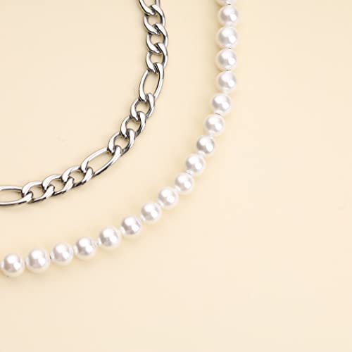 GAVU Men's Shell Pearl Beaded Necklace, Pearl Chain Necklace for Men - Image 6