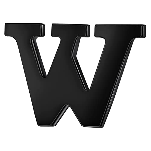 Image of HONEY BEAR Initial Alphabet Letter Lapel Pins Collar Badge Brooches for Mens /Womens Shirt Dress Decoration Black