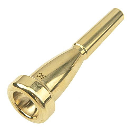 1Pcs Yootones Metal Gold Plated Trumpet Mouthpiece Compatible With Trumpet Accessories Parts (5C) #TOP17