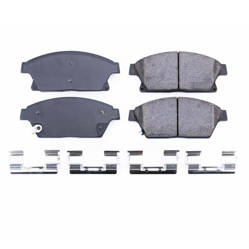 Image of PowerStop Front Brake Pads for Buick Encore 2013-17 |Verano 2012-17 |Cadillac ATS 2013-19 |Chevrolet Cruze 2014-15 |Orlando 2012-14 - Z17 Ceramic Brake Pads with Installation Hardware, 17-1467
