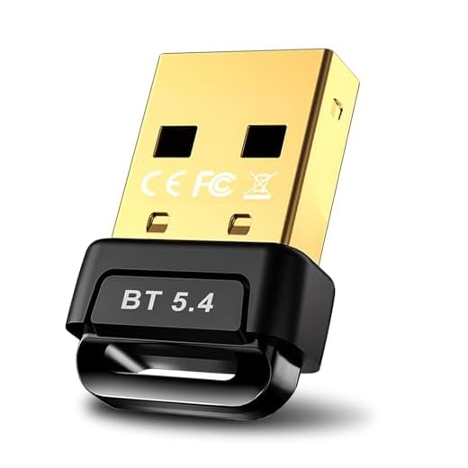 Adattatore Bluetooth 5.4 USB per PC, Dongle Bluetooth EDR a Lunga Distanza 100m, Chiavetta Plug & Play per Windows 11/10/8.1/7, Compatibile con Cuffie, Tastiere, Mouse, Stampanti, Altoparlanti