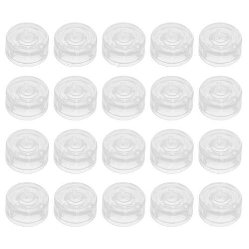 SUPVOX Foot Cap for Guitar 20 Pcs Plastic Effect Pedal Buttons Guitar Pedal Topper Easy Replacement Effect Accessories