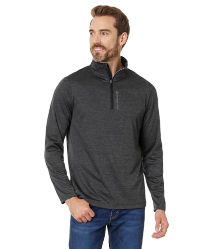 vineyard vines, Mens, Sankaty Quarter-Zip, Jet Black, X-Large
