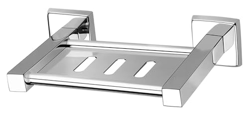Image of Plantex (Primax) Soap Dish for Bathroom /Stainless Steel Soap Holder /Soap Stand /Soap Case /Bathroom Accessories - (Chrome)