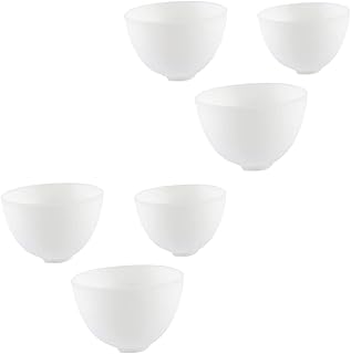 Luxshiny Tigela De Máscara De 6 Peças Espátula De Maquiagem Líquida Máscara De Silicone Tigelas De Refeição Tigelas De Mistura Para Cuidados Com A Tigelas De Mistura Tigelas DIY
