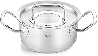 Fissler Original-Profi Collection Roasting Pot (Diameter 16 cm, 1.4 litres) Stainless Steel Cooking Pot with Metal Lid - Induction