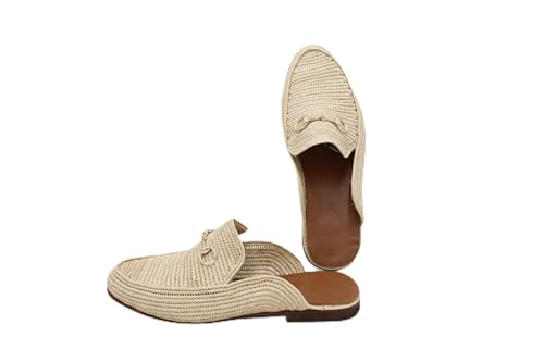 Mules en raphia marocain pour homme qui allient fraîcheur et confort