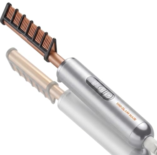 Cepillo alisador caliente 5 niveles 110-240V para cabello miniatura 1