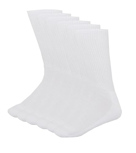 Image of Women Cotton Crew Socks Soft Comfortable Thin And Breathable on Top Durable Double Layer Cushioned Reinforced Sole.