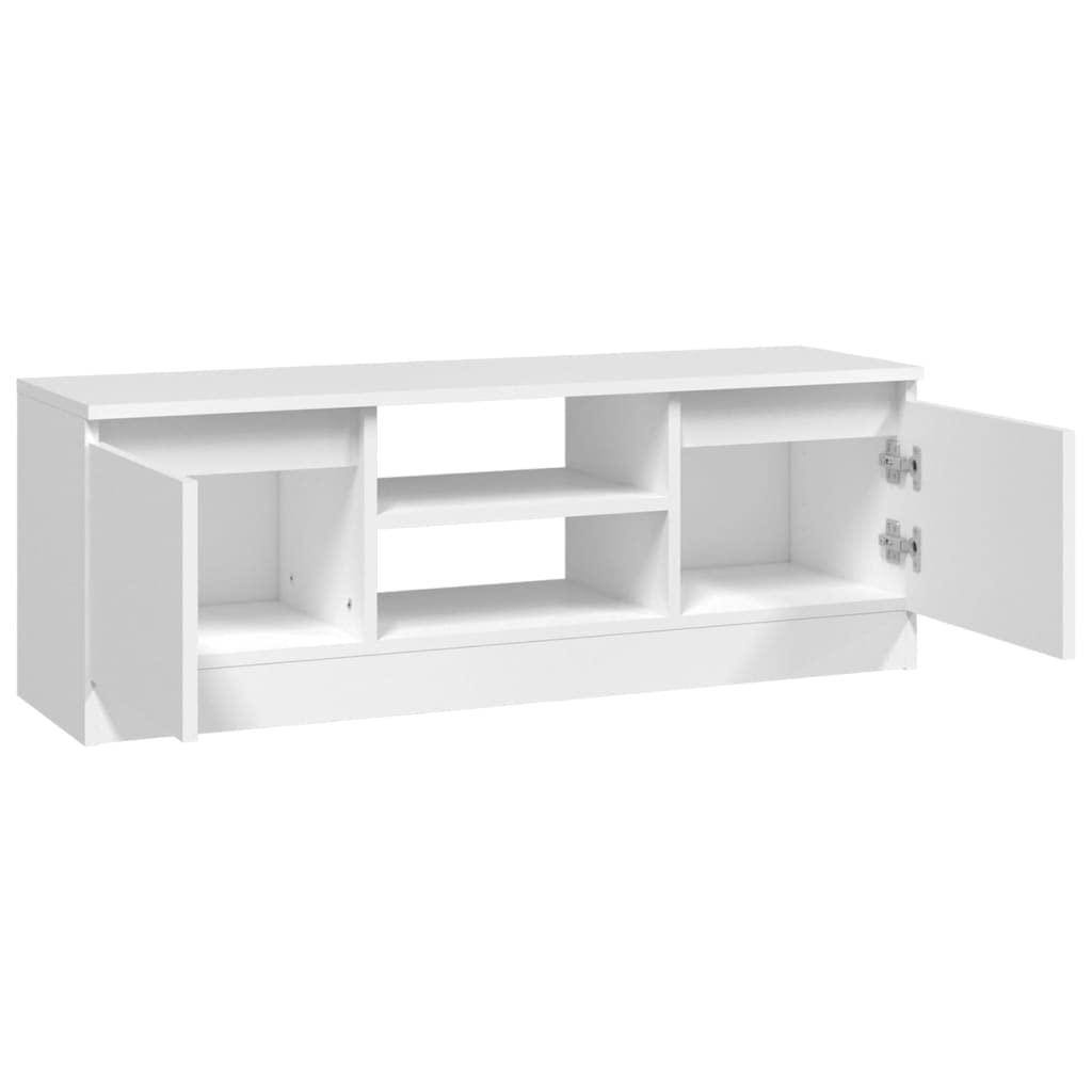 vidaXL Mobile Porta TV con Anta Bianco 102x30x36 cm, Mobile TV, Supporto TV, Mobile per unità multimediali, Mobile Porta TV, unità TV, Mobile HiFi