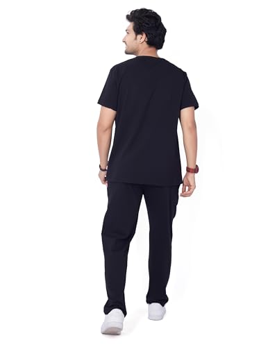 Image of WEET Cotton T-Shirt and Pyjama Set for Men,Night Wear for Men,Men's Pyjama Set 127